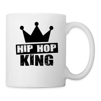Hip Hop King T-Shirt - Tasse - Weiß - Rechts
