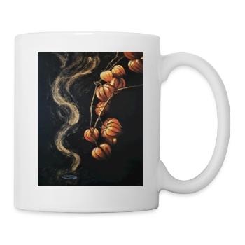 Autumnal Husk Tobacco Smoke Illustration Runes - Mug - white - Right