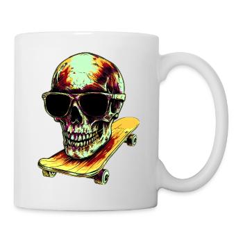 Skulls Skateboard - Mug - white - Right