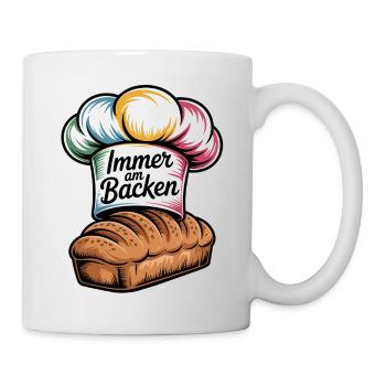 Blague sur la cuisine et le plaisir - Mug blanc - blanc - Droite