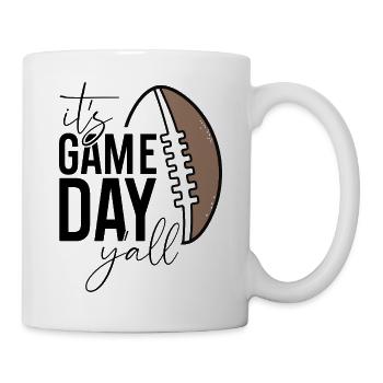 It's Game Day Y'all Design - Mug - white - Right