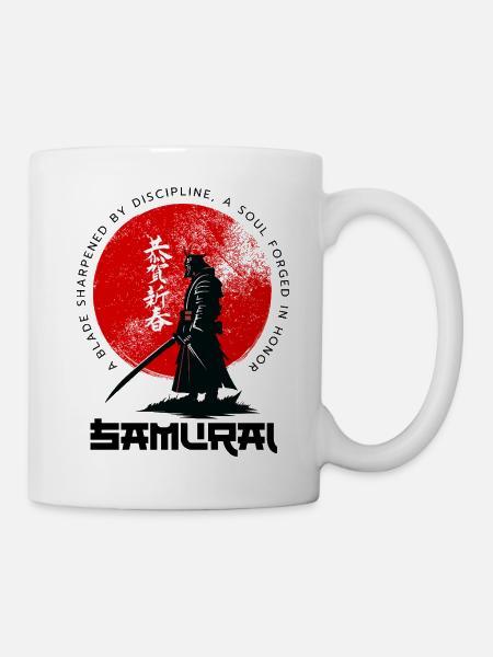 Samurai - Tasse - Weiß