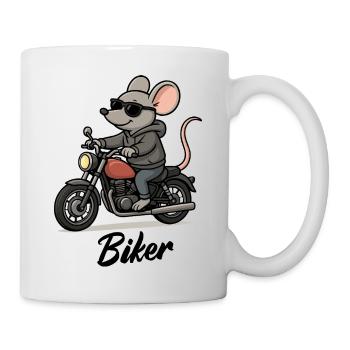 Mouse Motorcycle - Mug - white - Right