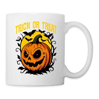 Spooky Pumpkin Lantern Halloween - Trick or Treat - Mug - white - Right
