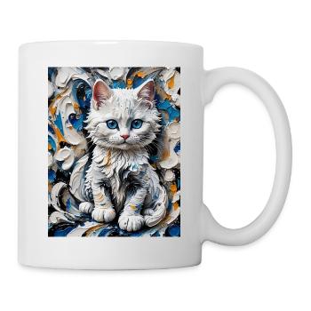 Mystic Kitten in Bright Colors - Mug - white - Right