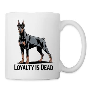 Majestic Doberman Illustration - Mug - white - Right