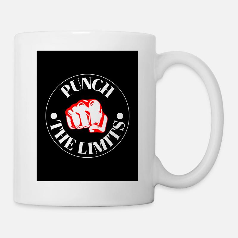 Punch the Limits Emblem - Mug - white