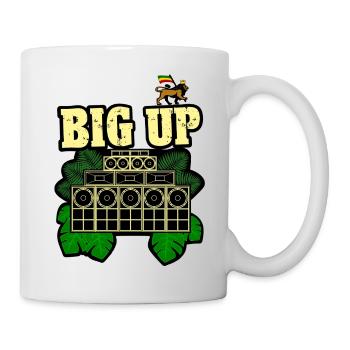Reggae Big Up Soundsystem - Mug blanc - blanc - Droite