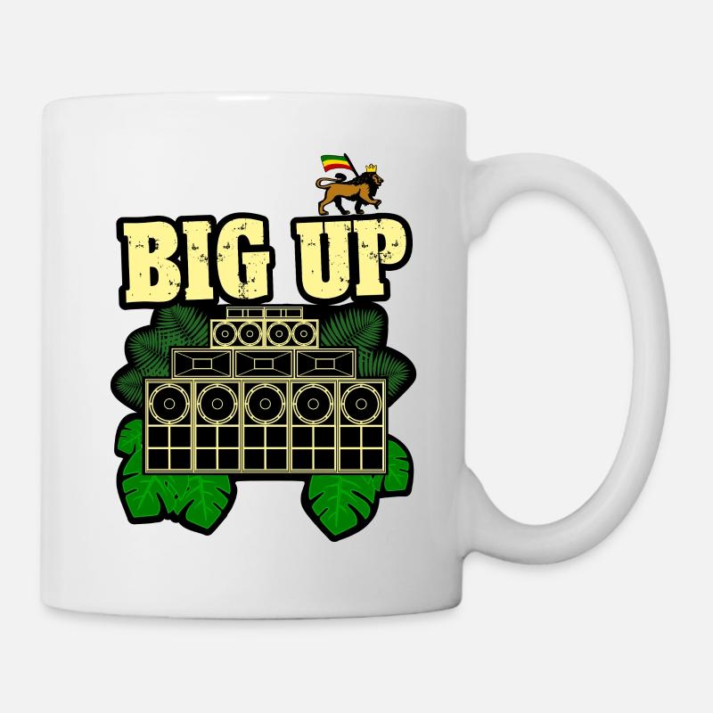 Reggae Big Up Soundsystem - Mug - white