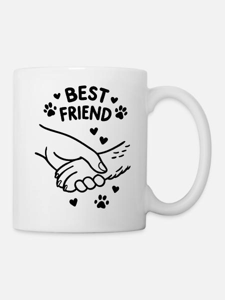 Dog Friends, Hundefreund, Hunde - Mug - white
