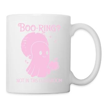 Funny Teacher Skeleton Halloween Classroom - Mug - white - Right