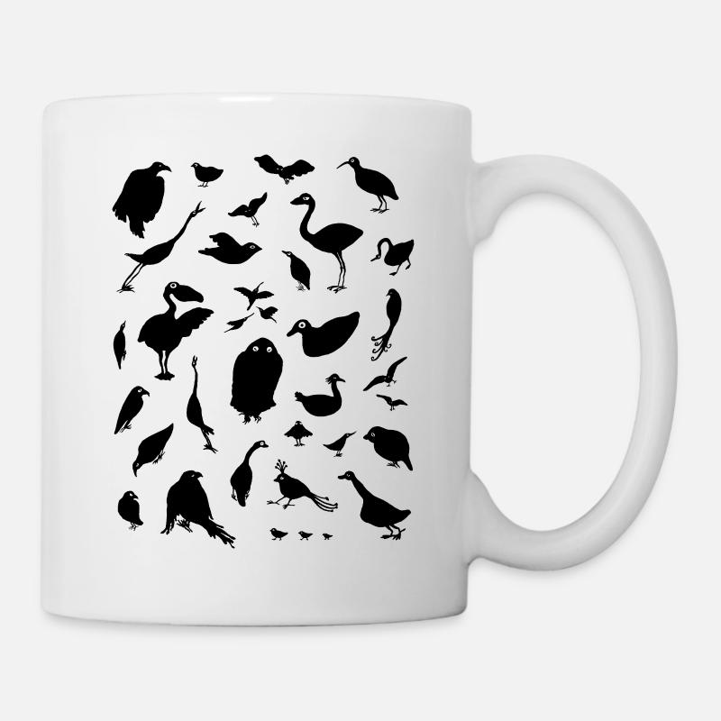 oiseaux - Mug blanc - blanc