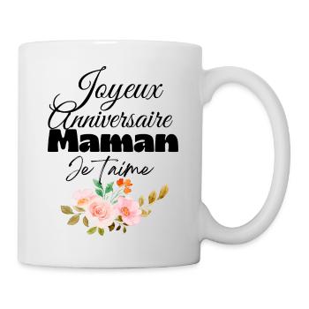Happy birthday mom - Mug - white - Right