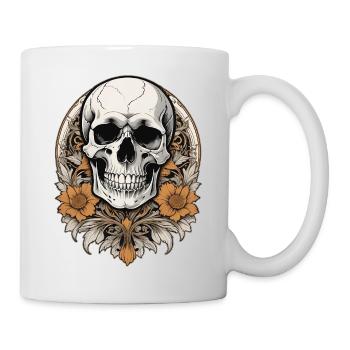 Skull - Tasse - Weiß - Rechts