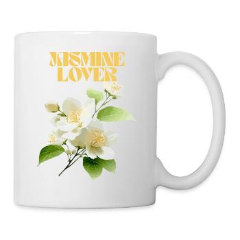Elegant Jasmine Blossom Design - Mug - white - Right