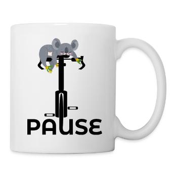 CIRCUIT À VÉLO PAUSE VÉLO KOALA BIKE - Mug blanc - blanc - Droite