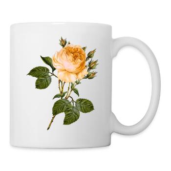 Fleur - Mug blanc - blanc - Droite