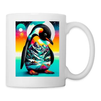pingouin - Mug blanc - blanc - Droite