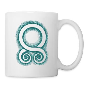 Trollkreuz als Symbol des Schutzes - Tasse - Weiß - Rechts