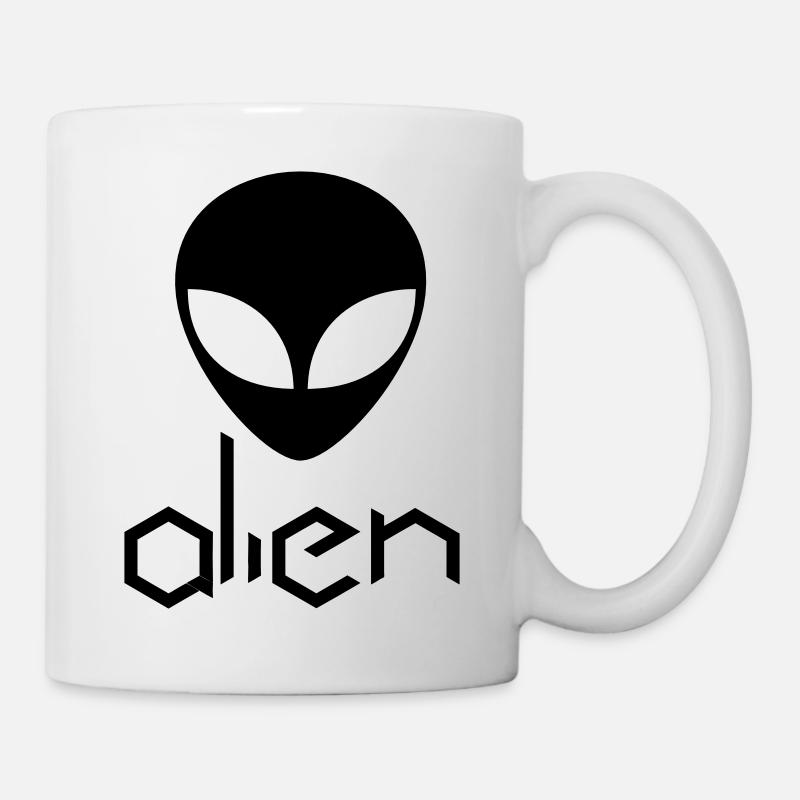 alien - Tasse - Weiß