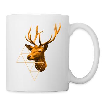 golden stag - Mug - white - Right