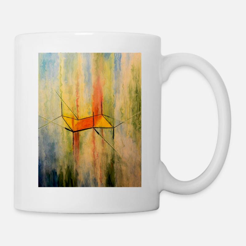 Cyclohexan Stuhl Konformation Zusammensetzung - Tasse - Weiß