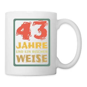 43 - Tasse - Weiß - Rechts
