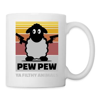 Gangster Schaf - Tasse - Weiß - Rechts