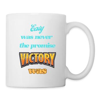 Inspirierender Motivationsdruck - Tasse - Weiß - Rechts