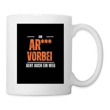 Past the ass - Mug - white - Right