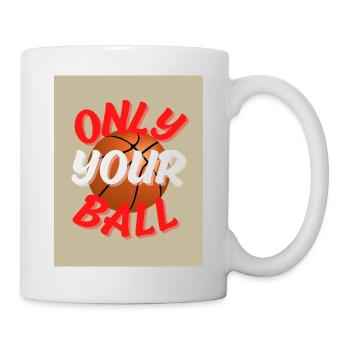 Design de basket-ball unique pour les fans - Mug blanc - blanc - Droite