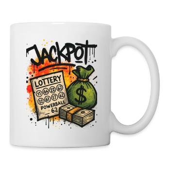 Graffiti Art Jackpot Lottery - Mug - white - Right