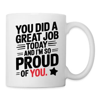 Inspirierendes Design von motivierenden Zitaten - Tasse - Weiß - Rechts