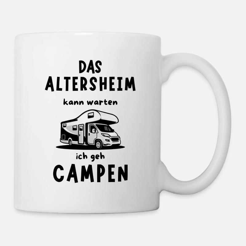 Camping Retraités Maison de retraite Camping-car - Mug blanc - blanc