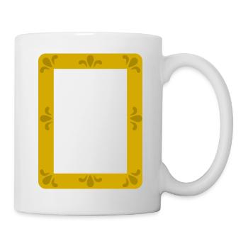 Ornate Gold Frame Portrait - Mug - white - Right