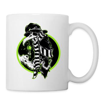 Corbeau - Mug blanc - blanc - Droite