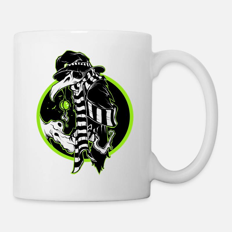 Rabe - Tasse - Weiß