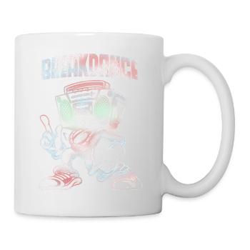 Breakdance Boombox Pastel Lineart streetart - Mug - white - Right