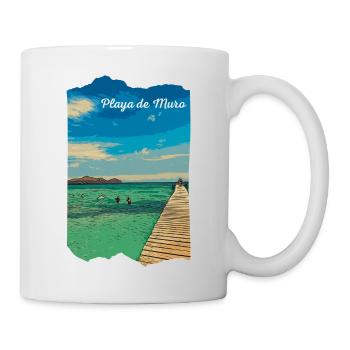 Playa de Muro - Majorque - Mug blanc - blanc - Droite