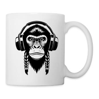 Chemise Groove Monkey Head Festival Crowd Edition - Mug blanc - blanc - Droite