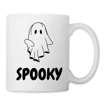 EFFRAYANT |  T-shirt d’Halloween avec fantôme - Mug blanc - blanc - Droite