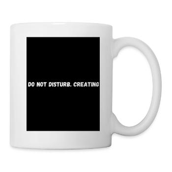 T-shirt de création minimaliste - Mug blanc - blanc - Droite