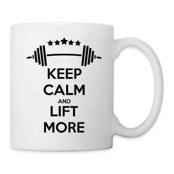Keep Calm GYM: Strength & Motivation - Mug - white - Right