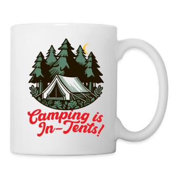 Übernachtungszelt Camping - Tasse - Weiß - Rechts
