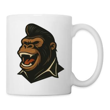 Stomp with Style – Gorilla Edition - Tasse - Weiß - Rechts