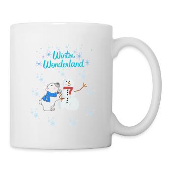 Polar Bear & Snowman - Mug - white - Right