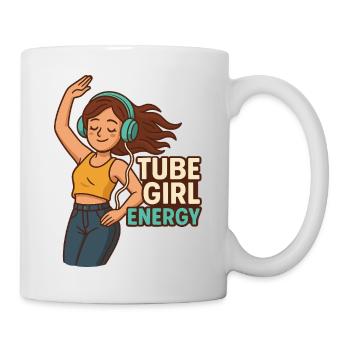 Tube Girl Energie - Tasse - Weiß - Rechts