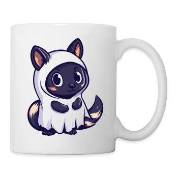 Skunk Halloween Ghost - Mug - white - Right