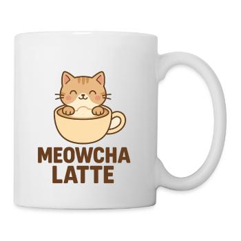 meowcha latte - Tasse - Weiß - Rechts