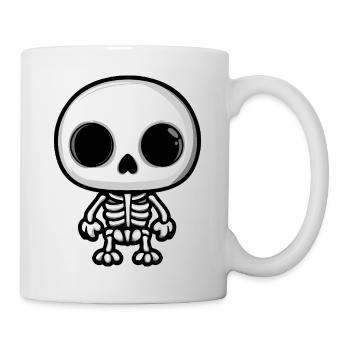 Skeleton Halloween Comic - Mug - white - Right